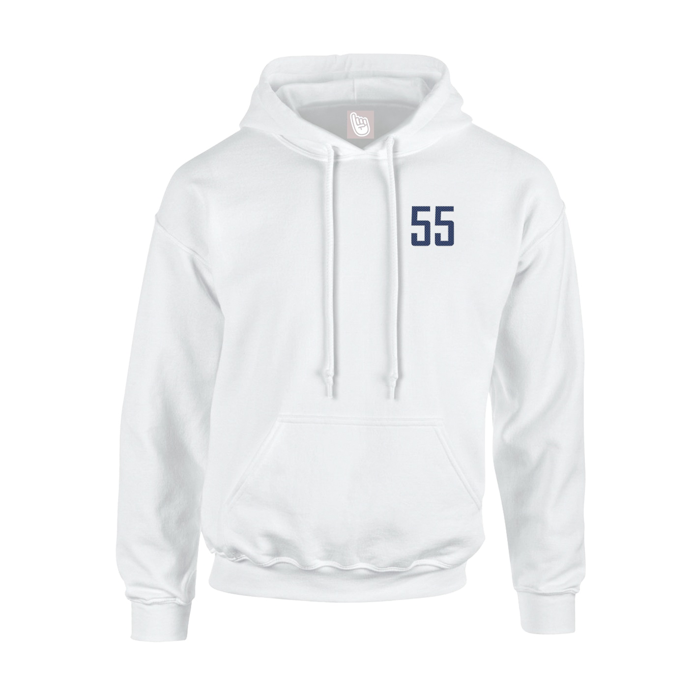 Youth Hoodie — Front Shirsy in White