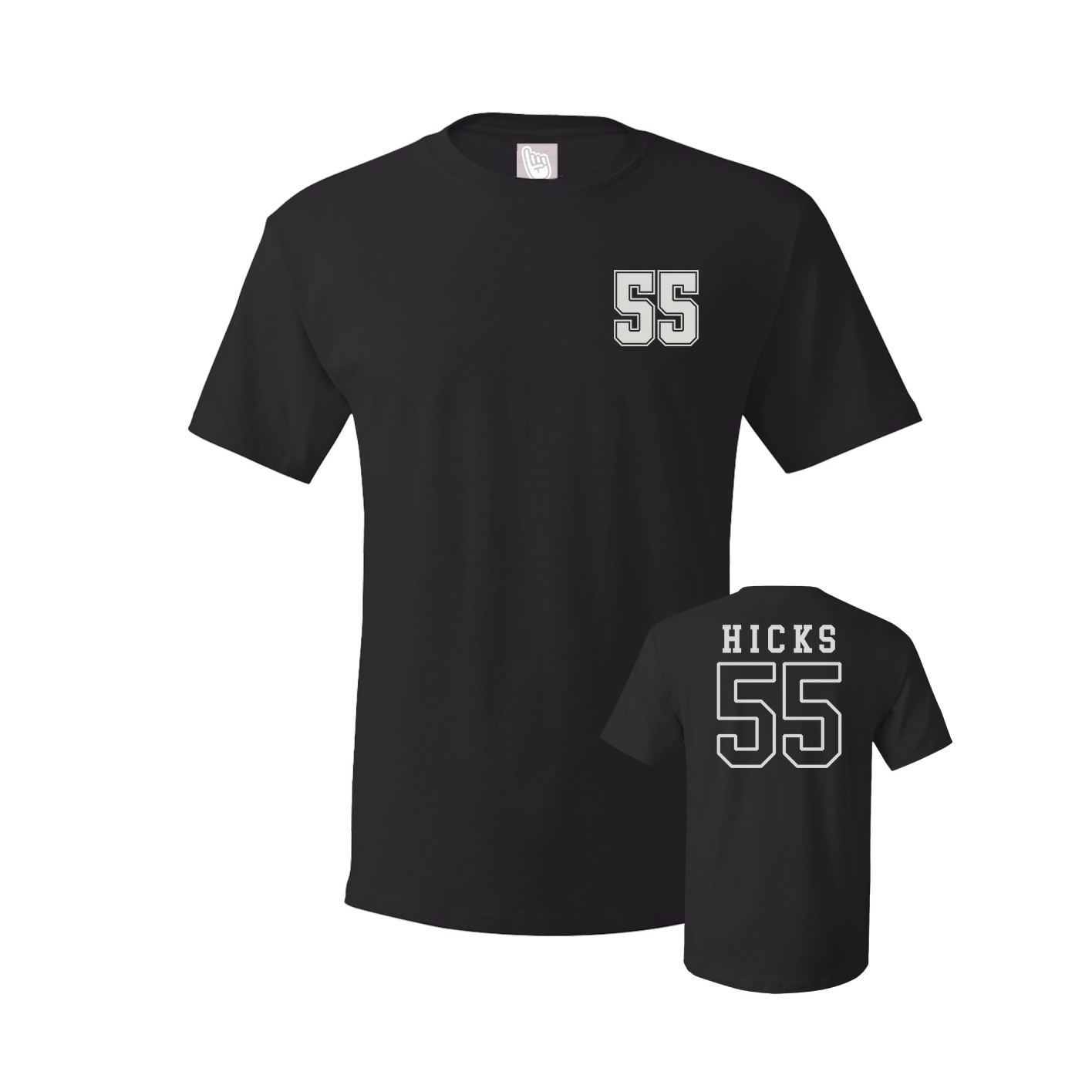 Youth Tee — Chest Back in Black