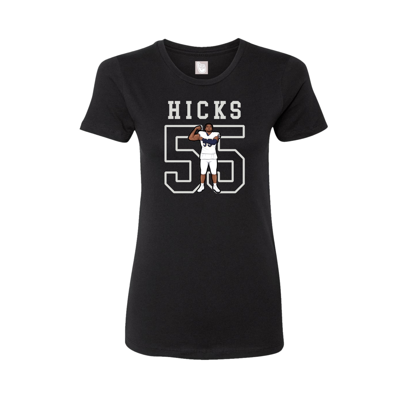 Fitted Women's Tee — Shirsey in Black