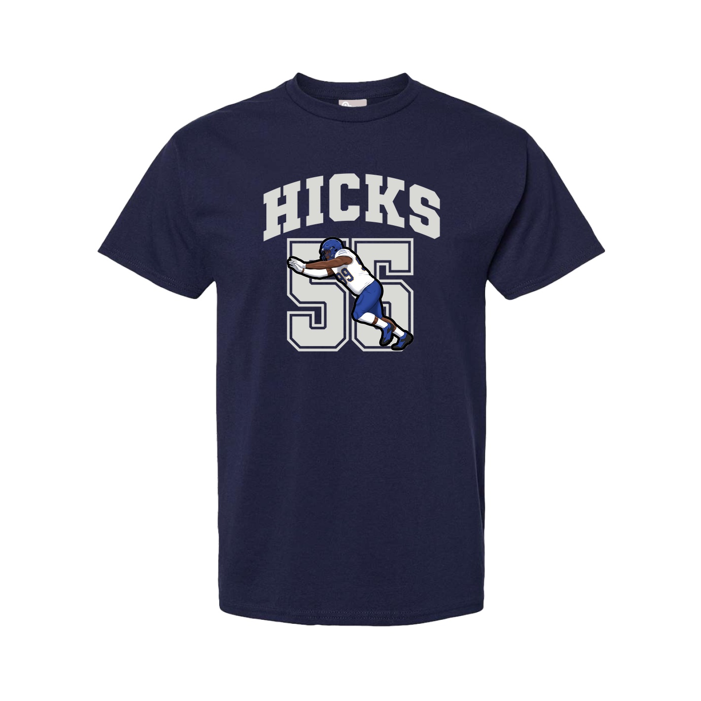 Tee — Number in Navy