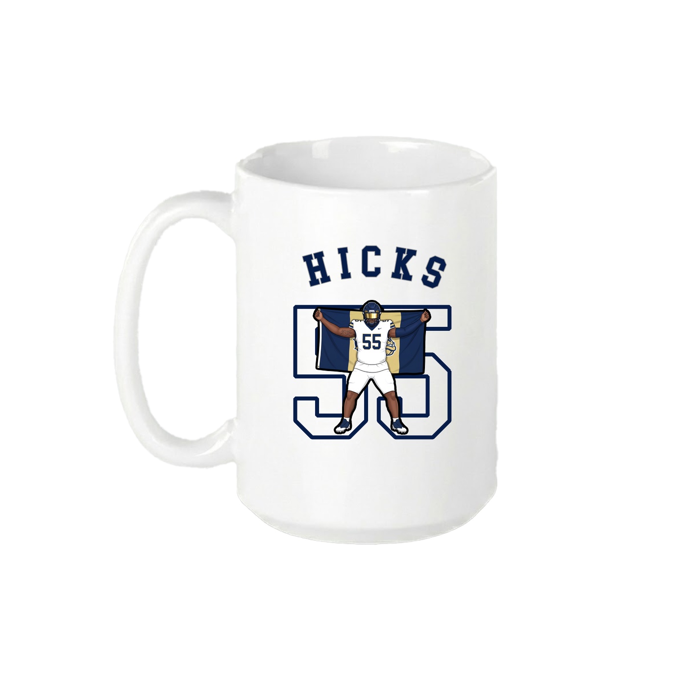 15oz Coffee Mug — Shirsey Arch in White