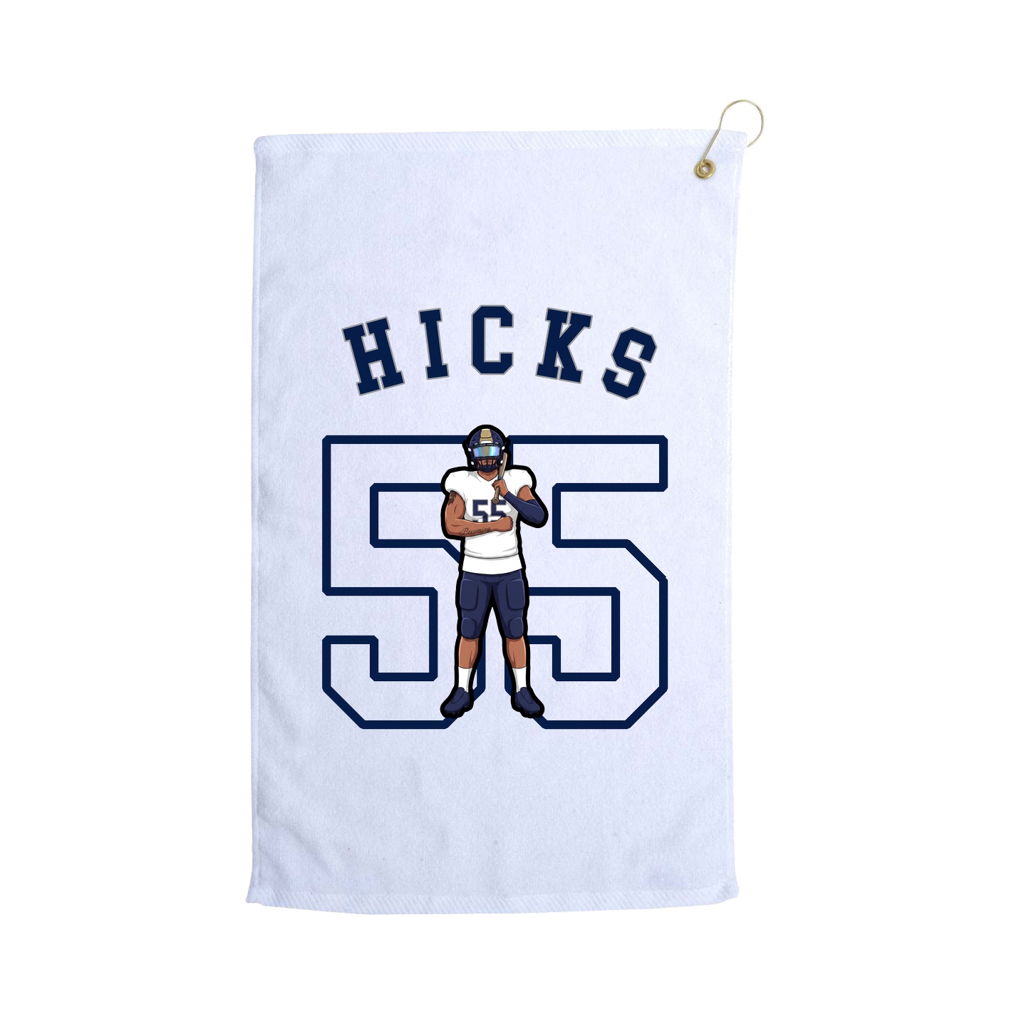 Golf Towel — Shirsey Arch in White