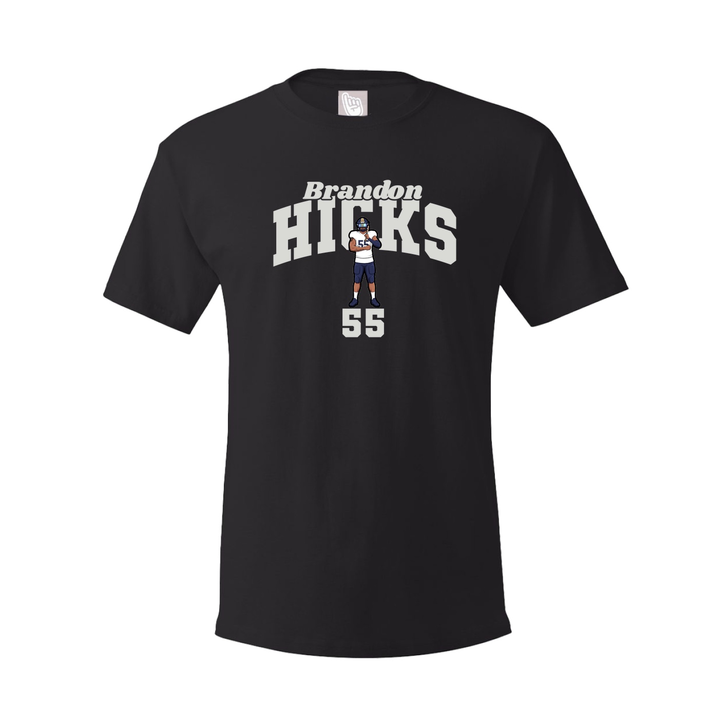 Youth Tee — Signature Arch in Black