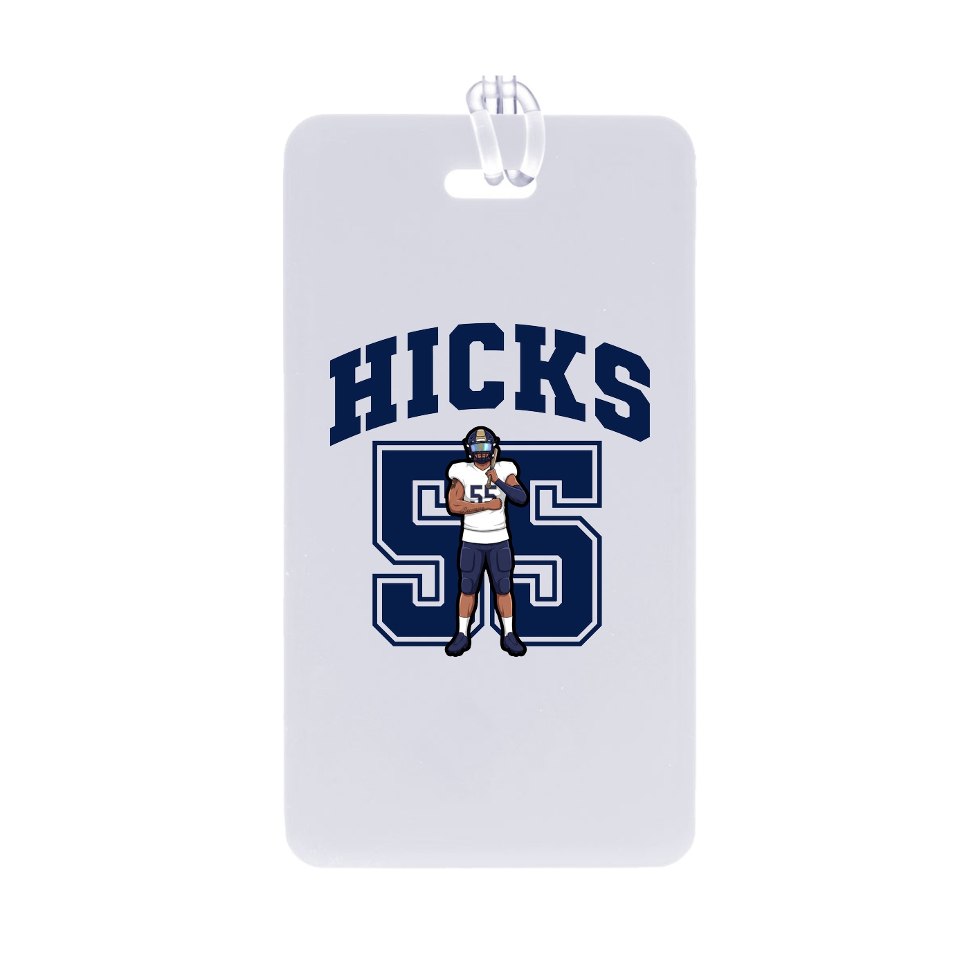 Bag Tag — Number in Classic