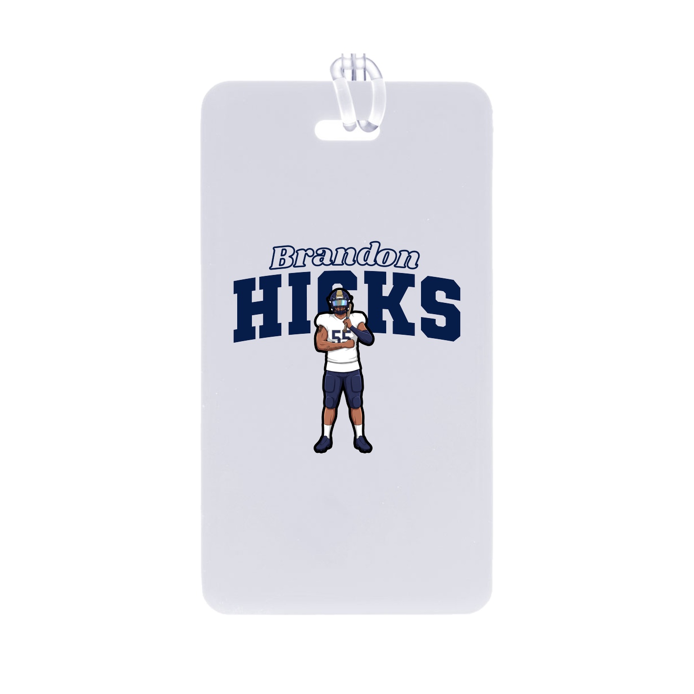 Bag Tag — Name Arch in Classic