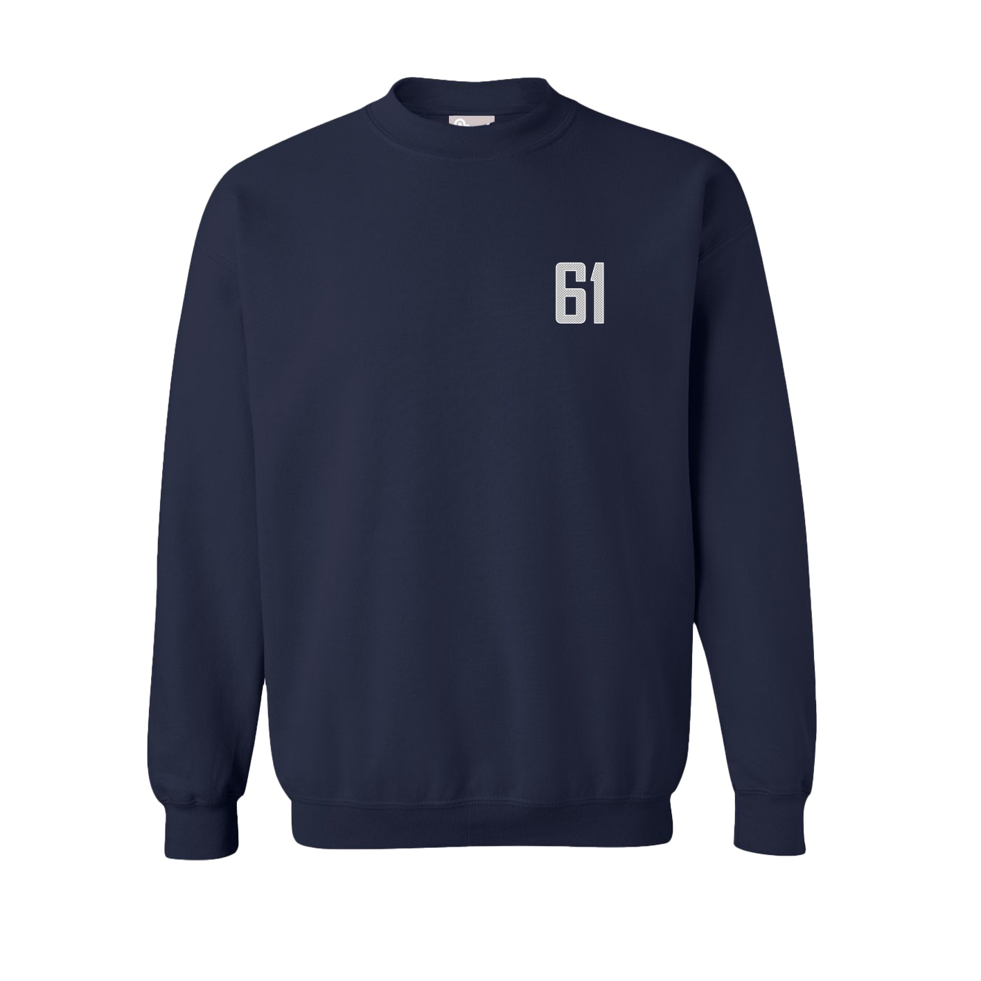Fleece Crew — Front Shirsy in Navy