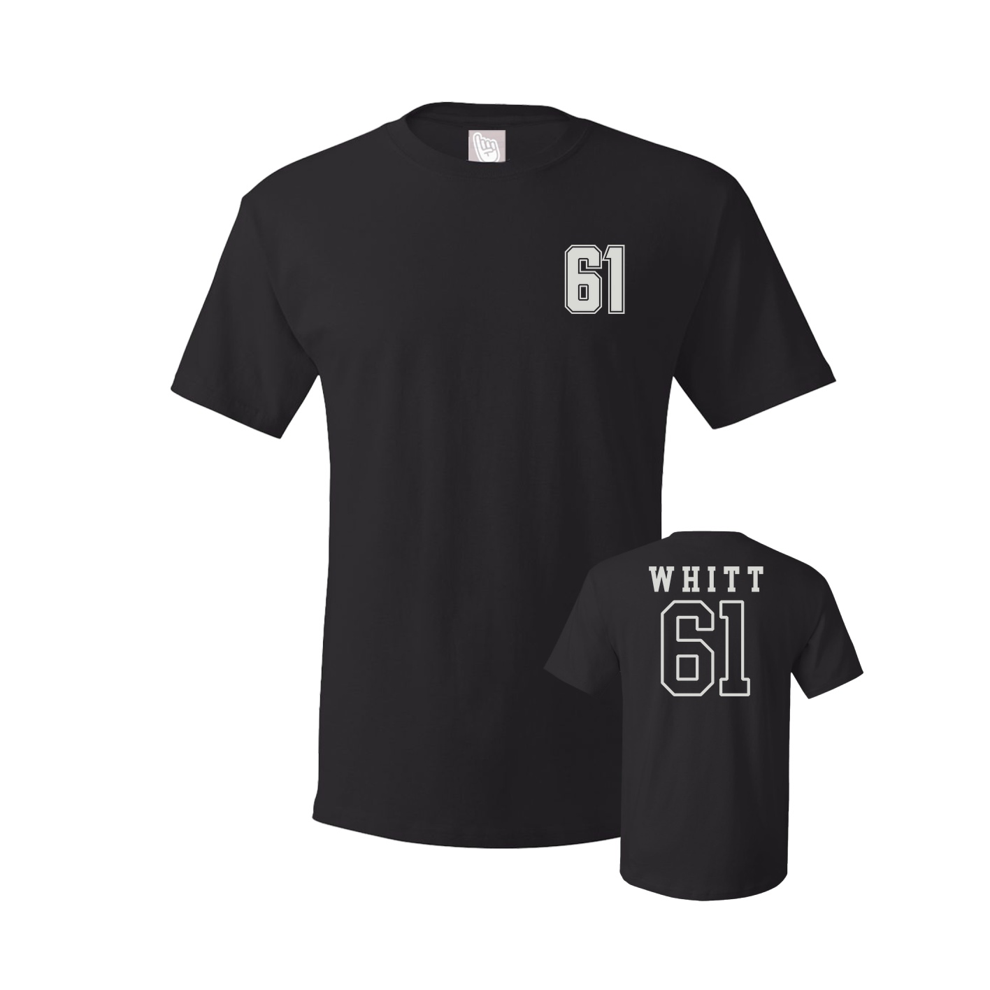 Youth Tee — Chest Back in Black