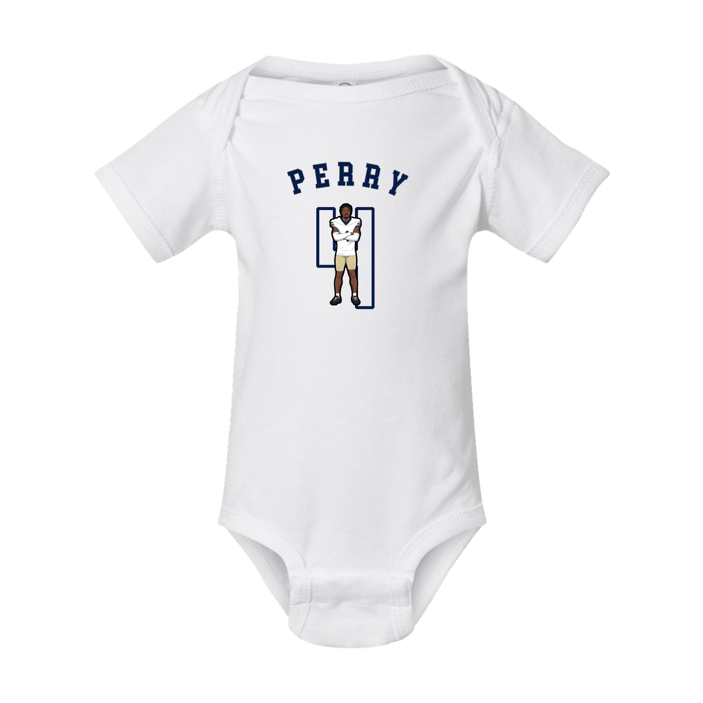 Baby Onesie — Shirsey Arch in White