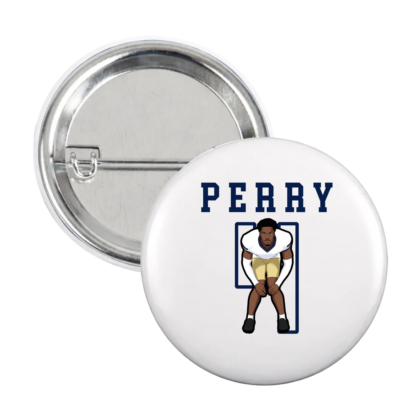 Game Day Button — Shirsey in White