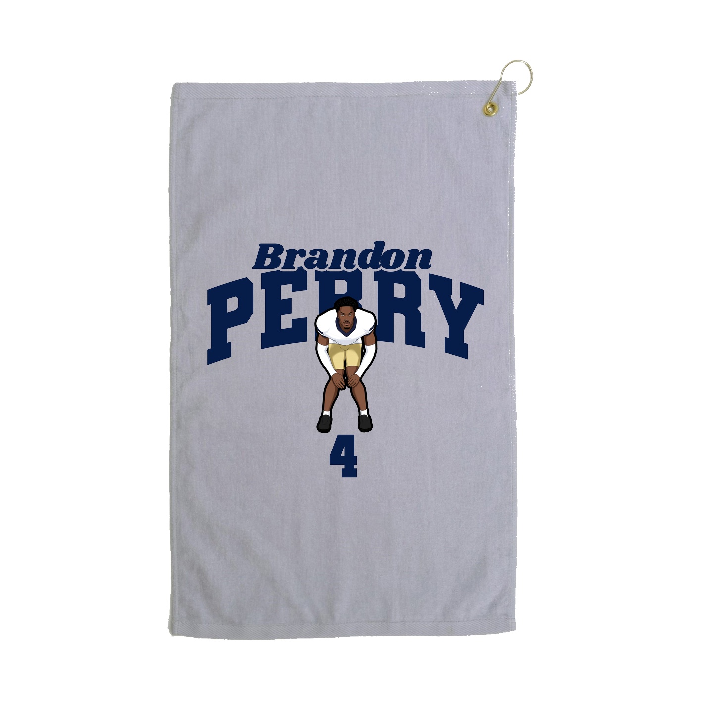Golf Towel — Signature Arch in Grey