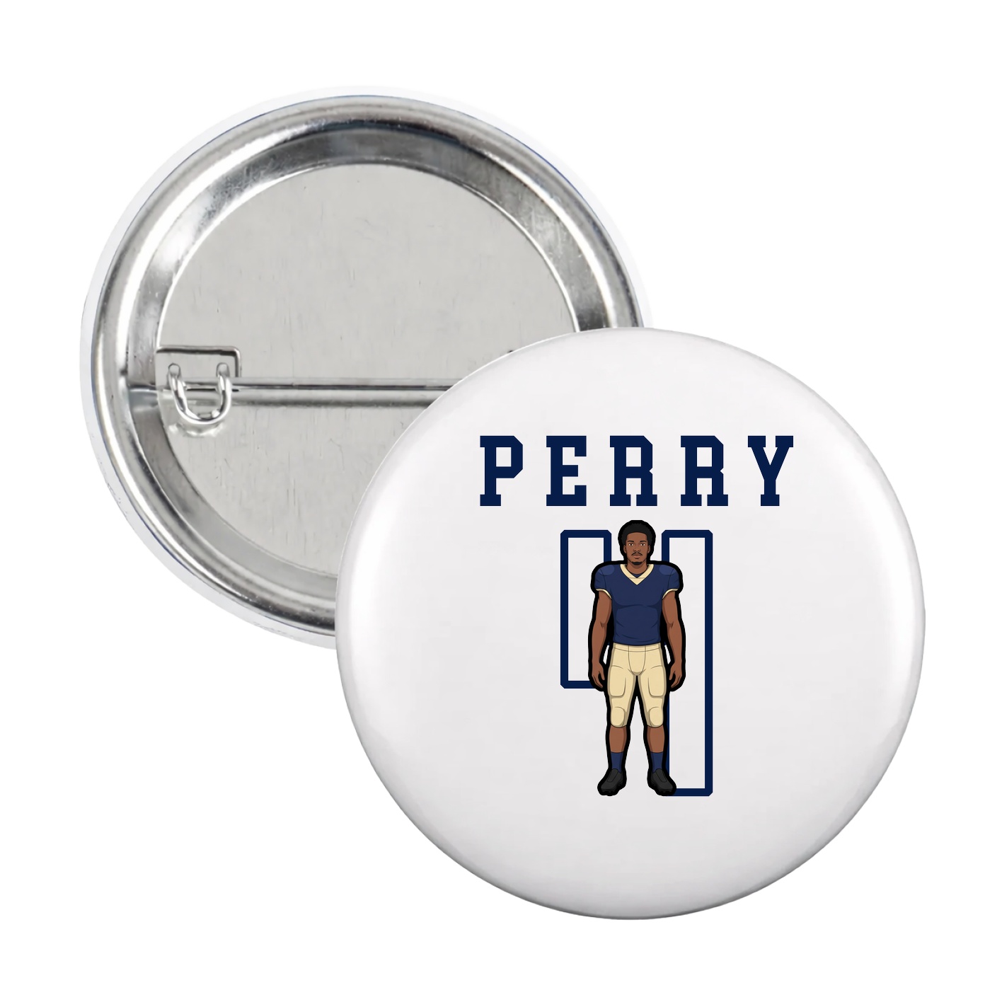 Game Day Button — Shirsey in White