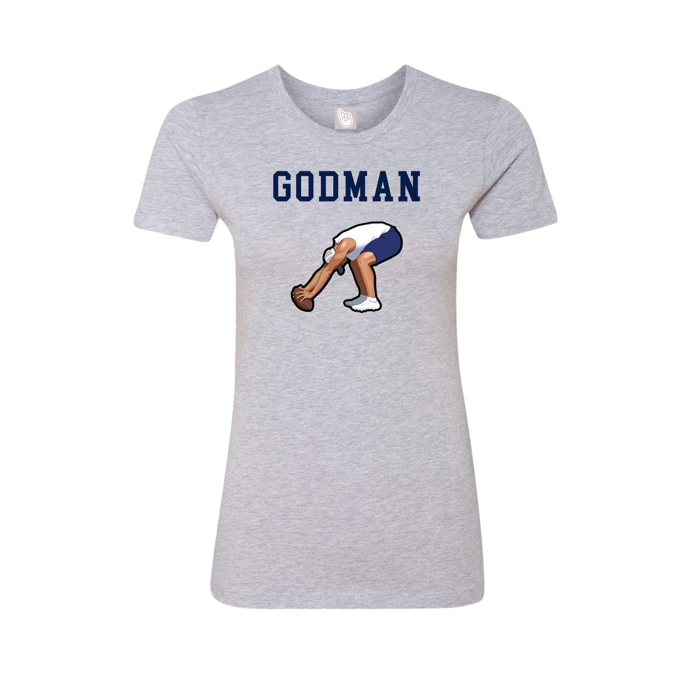 Fitted Women's Tee — Shirsey in Grey