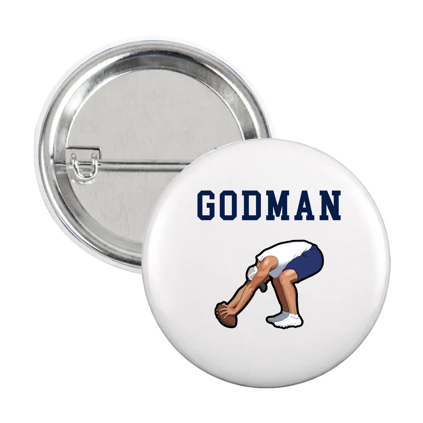 Game Day Button — Shirsey in White
