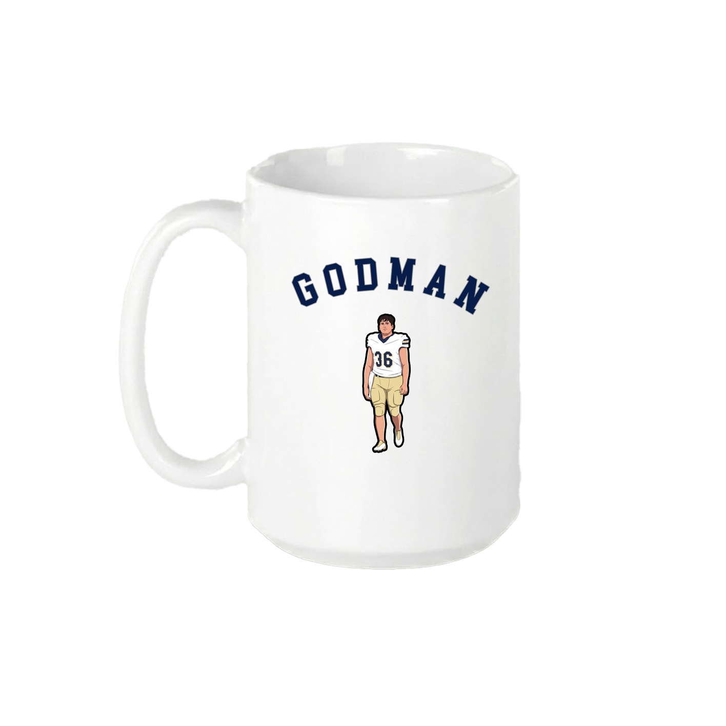 15oz Coffee Mug — Shirsey Arch in White