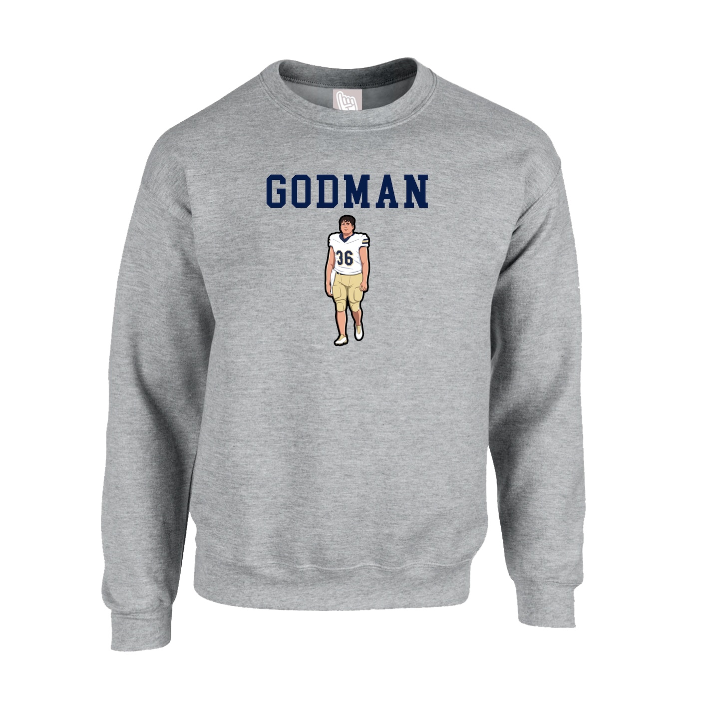 Fleece Crew — Shirsey in Grey