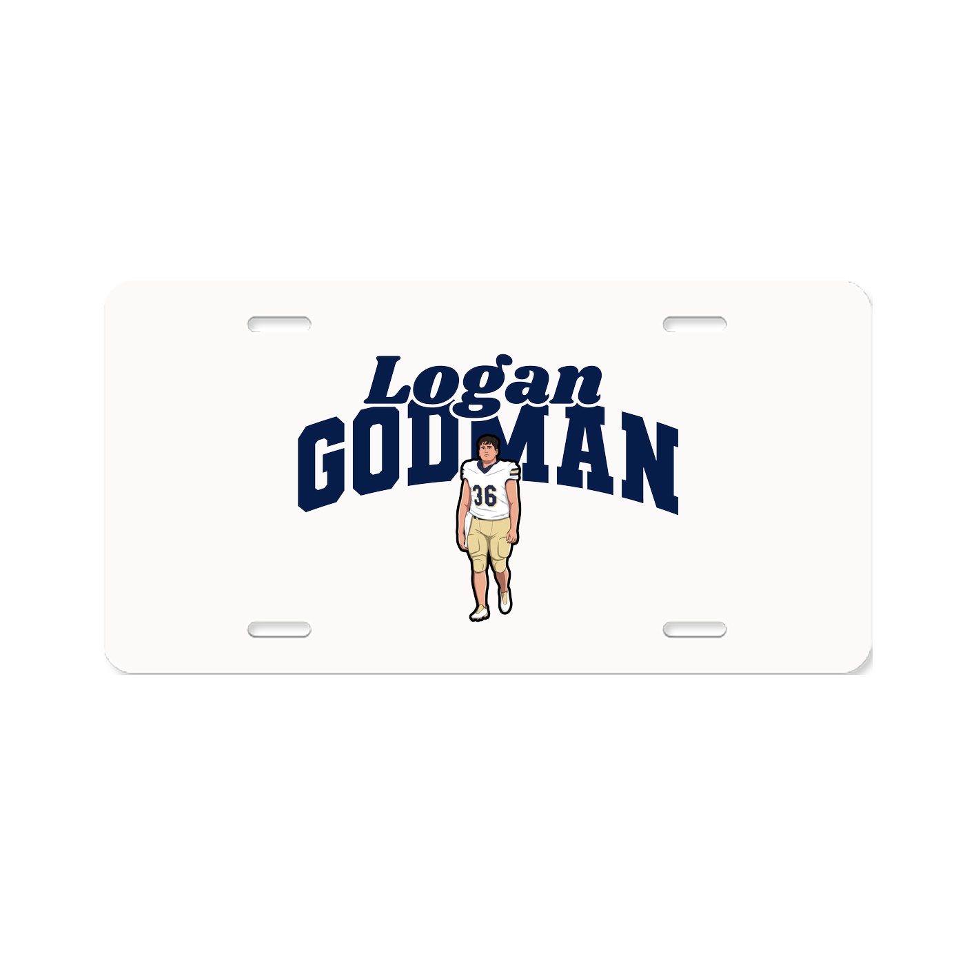 License Plate — Signature Arch in Classic