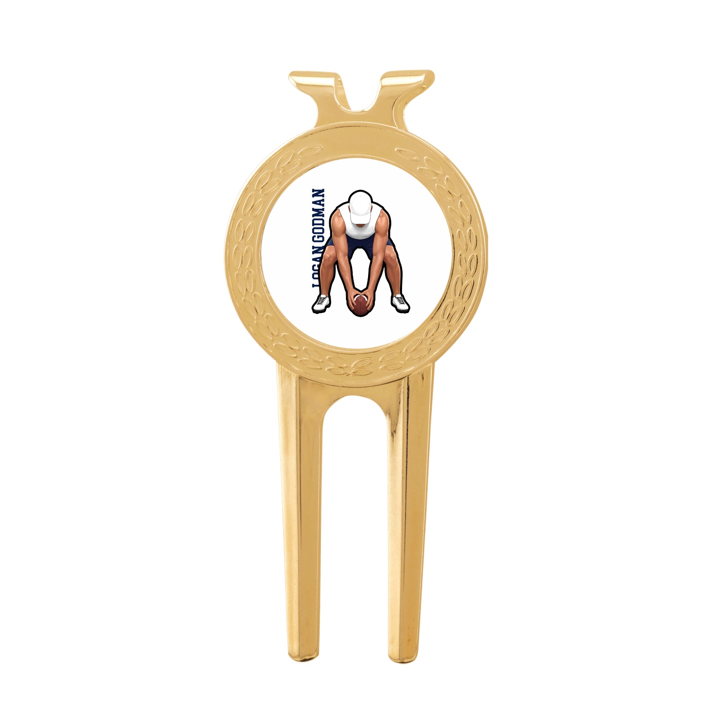 Divot Tool with Ball Marker — Name Vertical in Classic