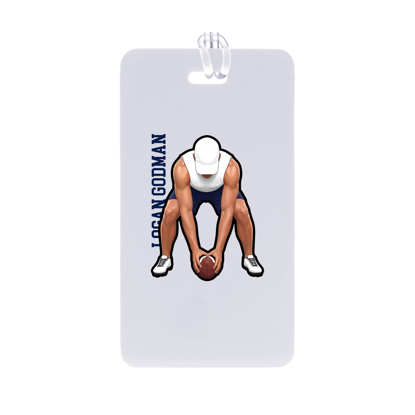 Bag Tag — Name Vertical in Classic