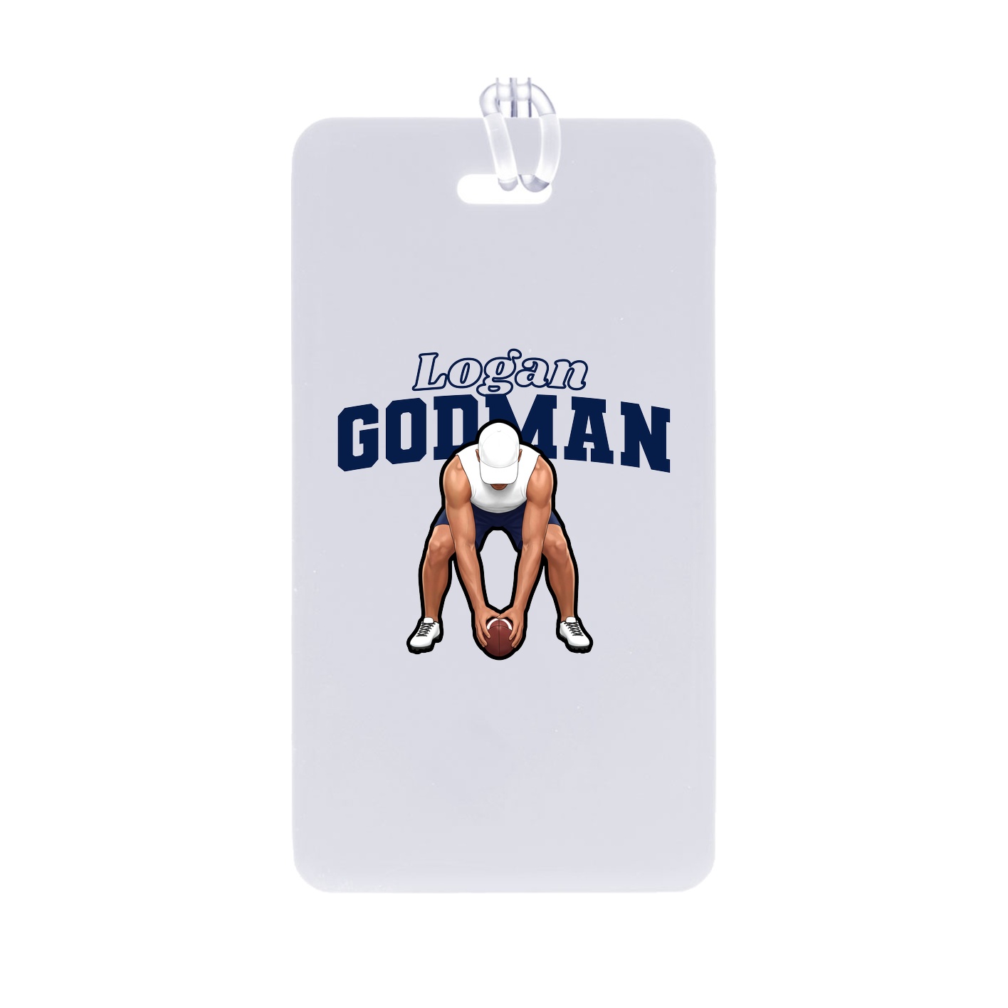 Bag Tag — Name Arch in Classic