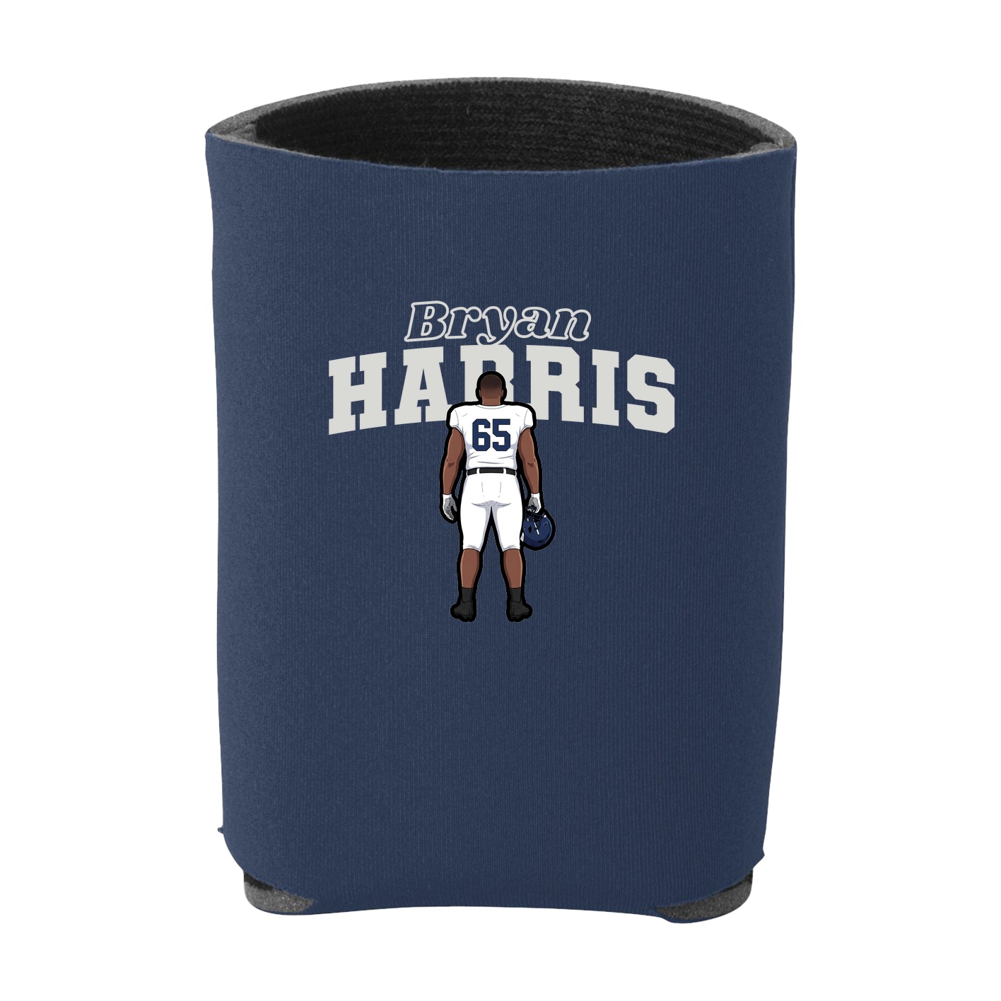 Can Holder — Name Arch in Navy