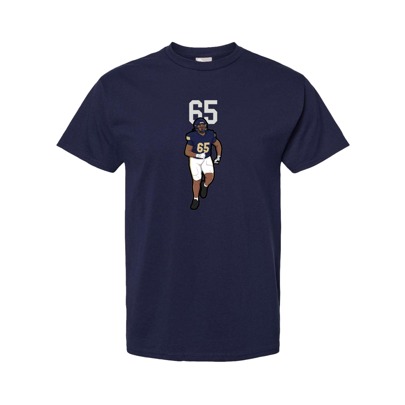 Youth Tee — Number Top in Navy