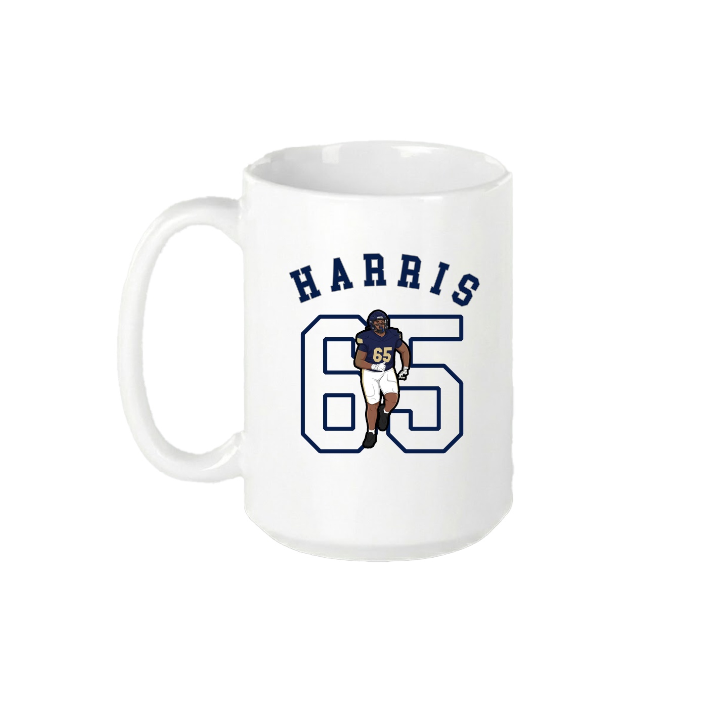 15oz Coffee Mug — Shirsey Arch in White