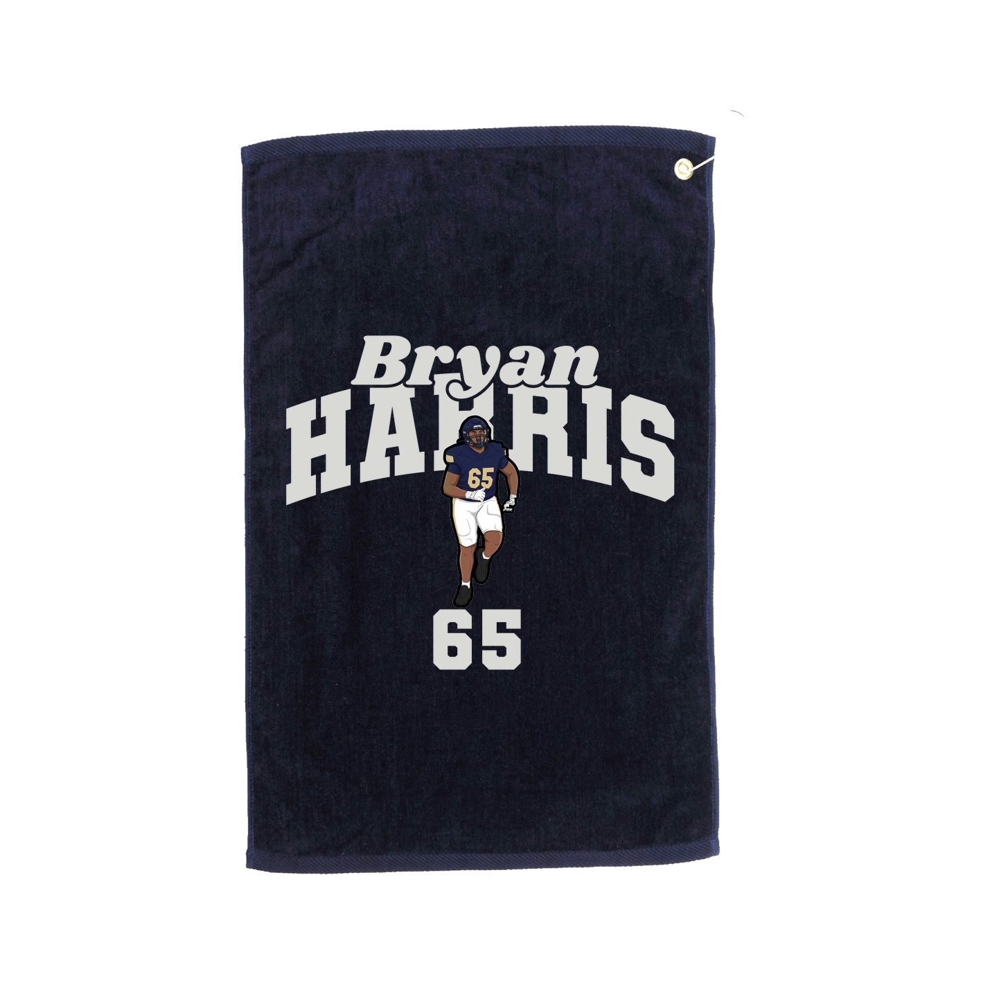 Golf Towel — Signature Arch in Navy