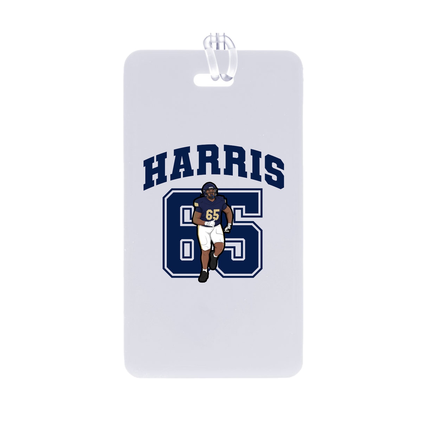 Bag Tag — Number in Classic