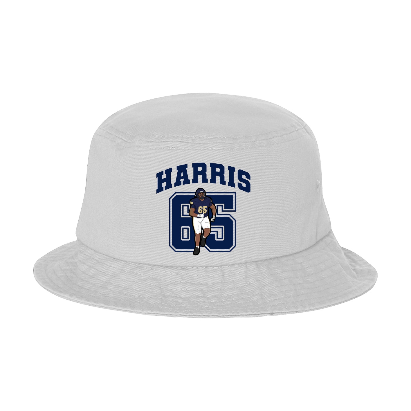 Bucket Cap — Number in White