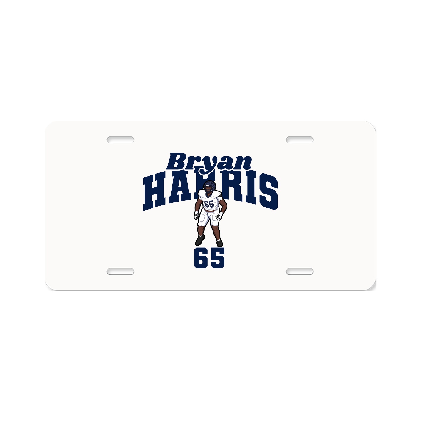 License Plate — Signature Arch in Classic