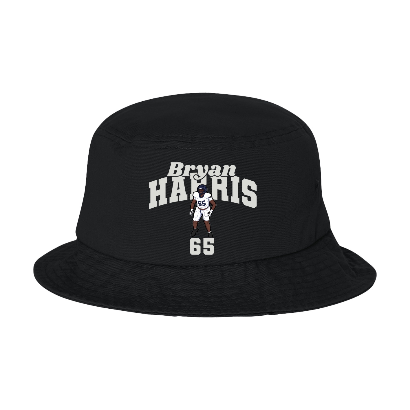 Bucket Cap — Signature Arch in Black