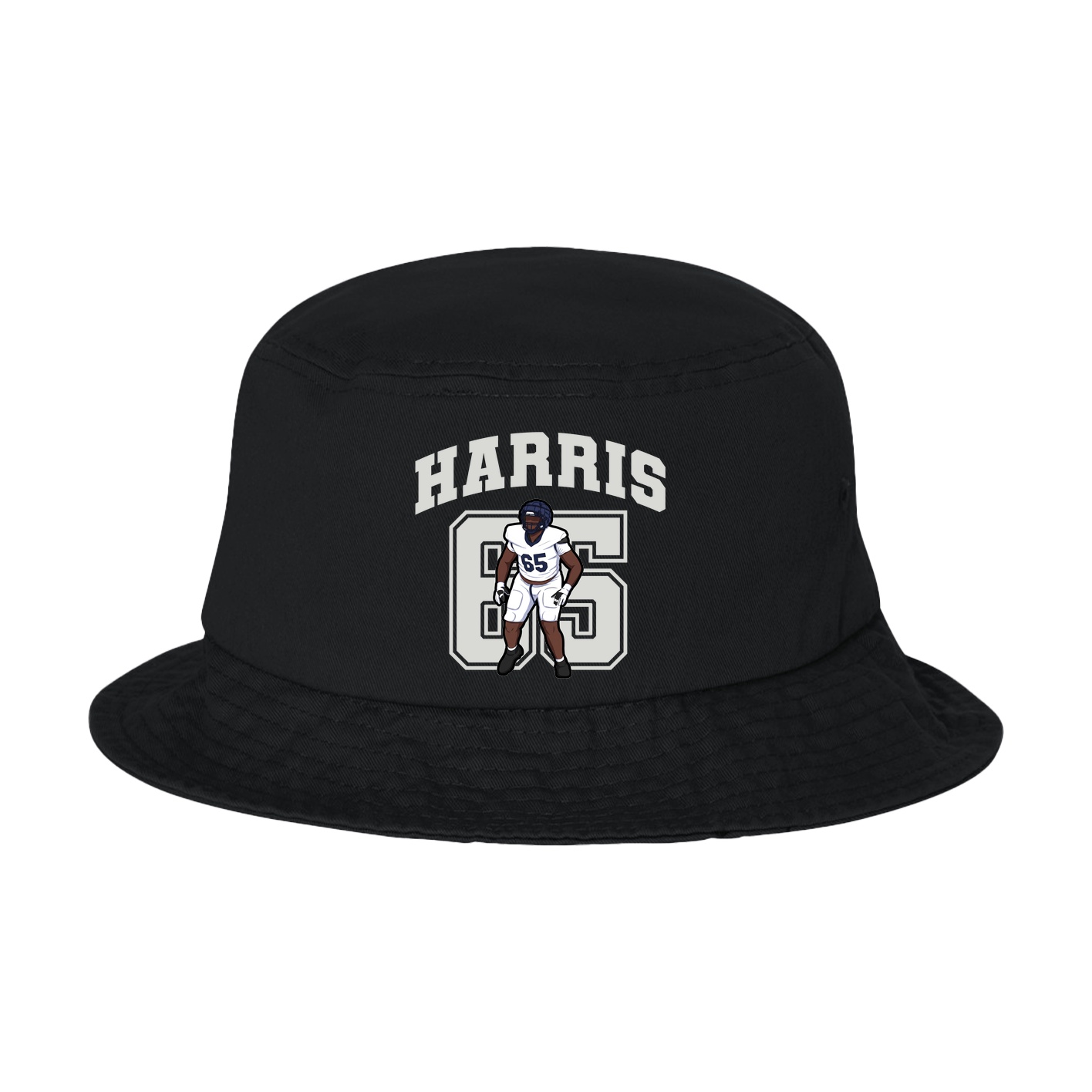 Bucket Cap — Number in Black