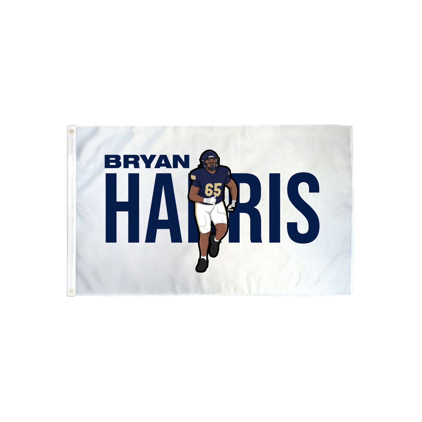 3x5 Flag — Player Name in Classic