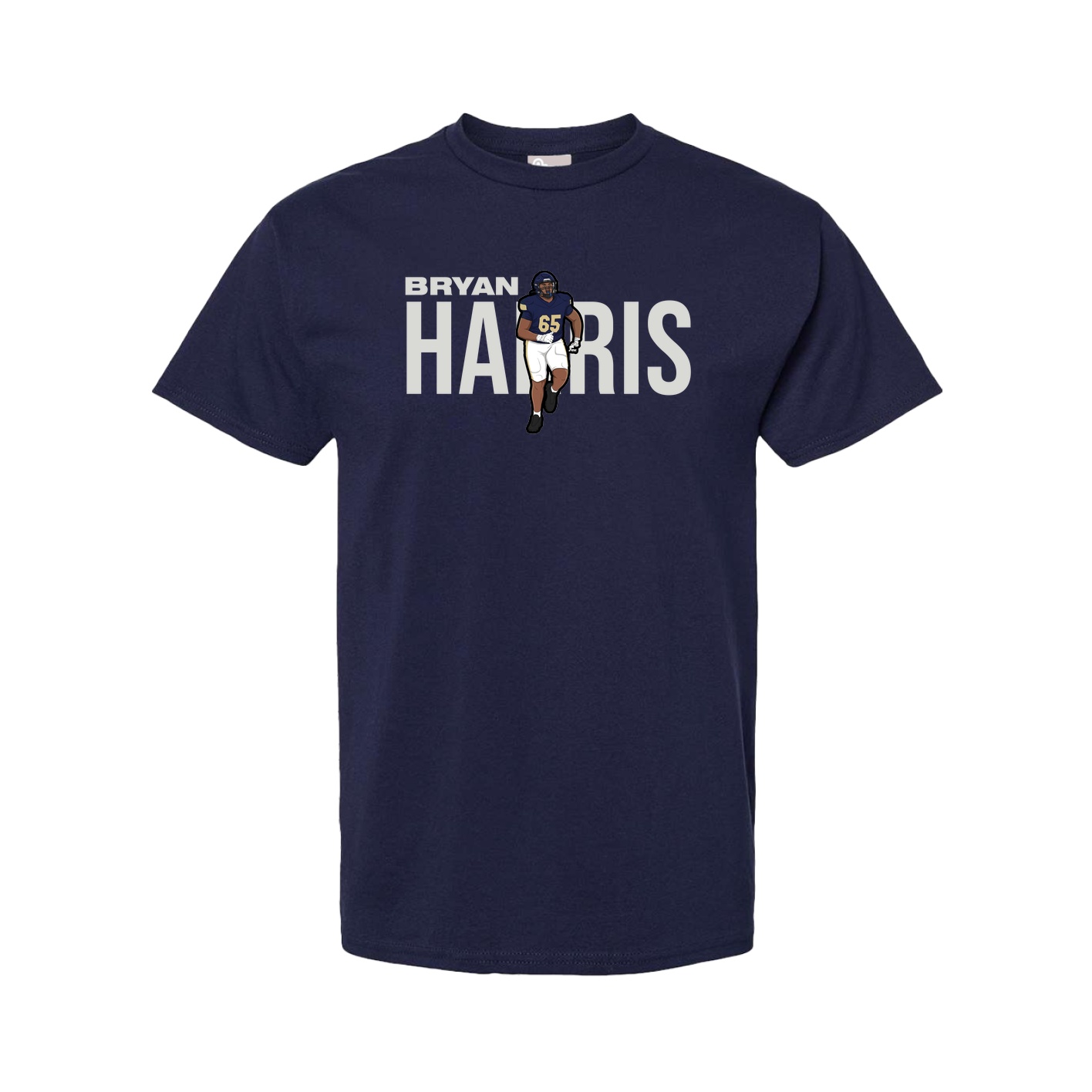 Tee — Player Name in Navy