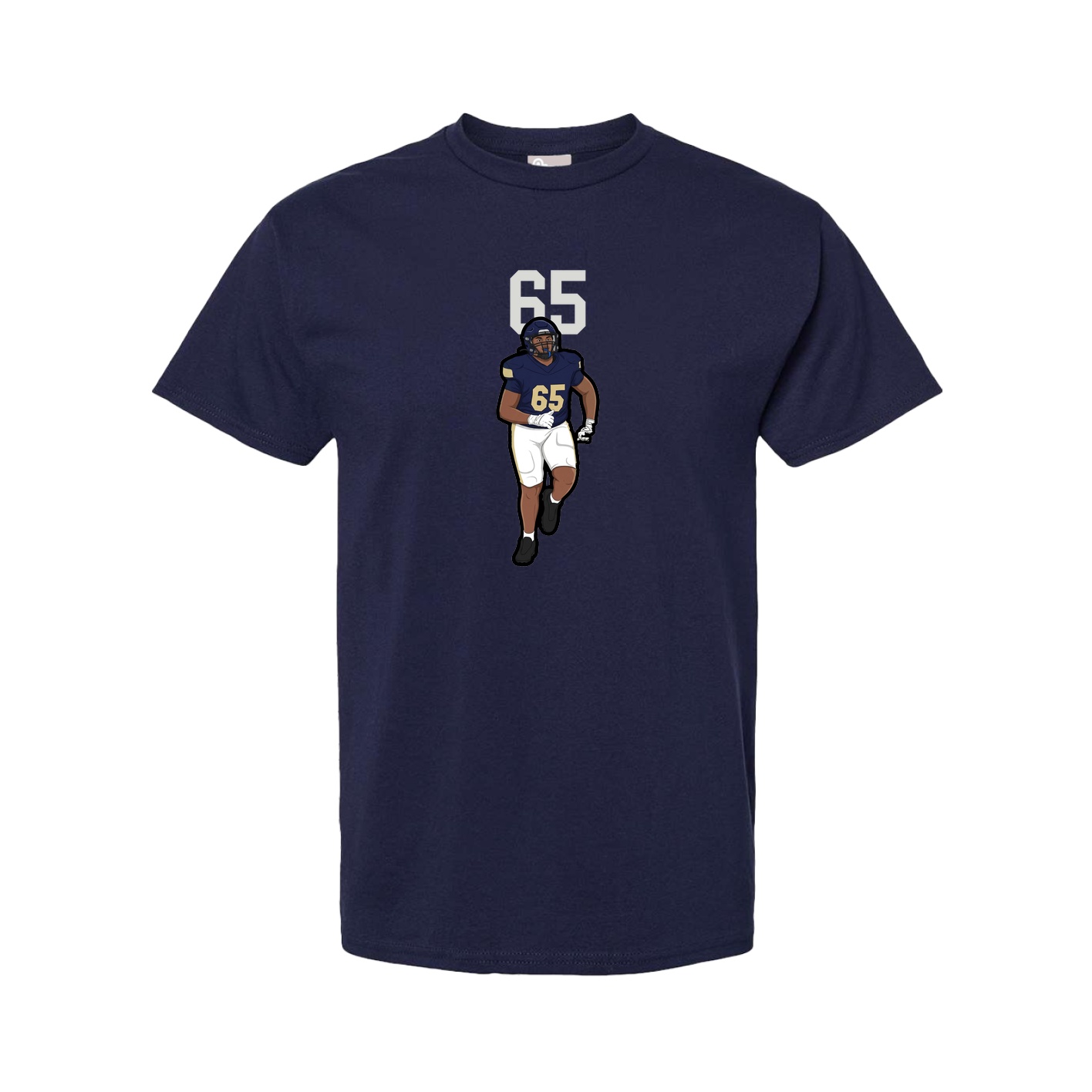 Tee — Number Top in Navy