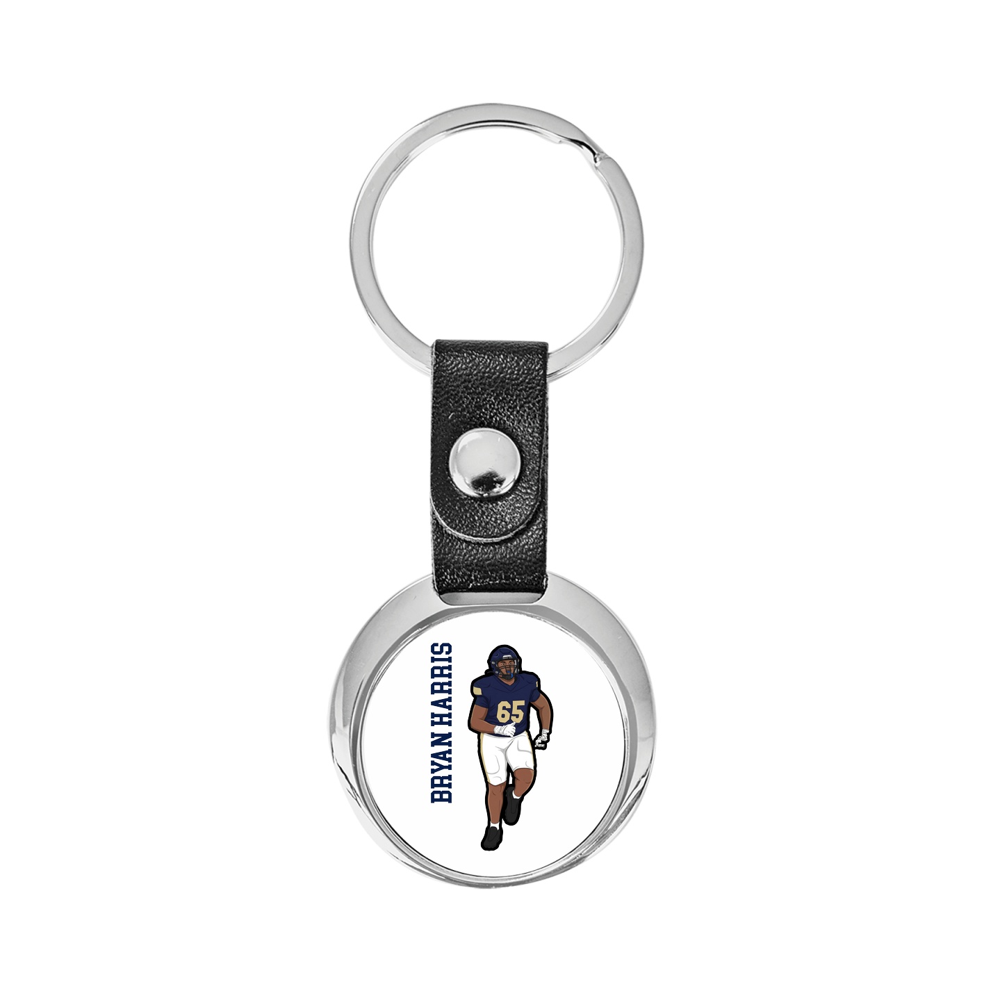 Key Chain — Name Vertical in Classic