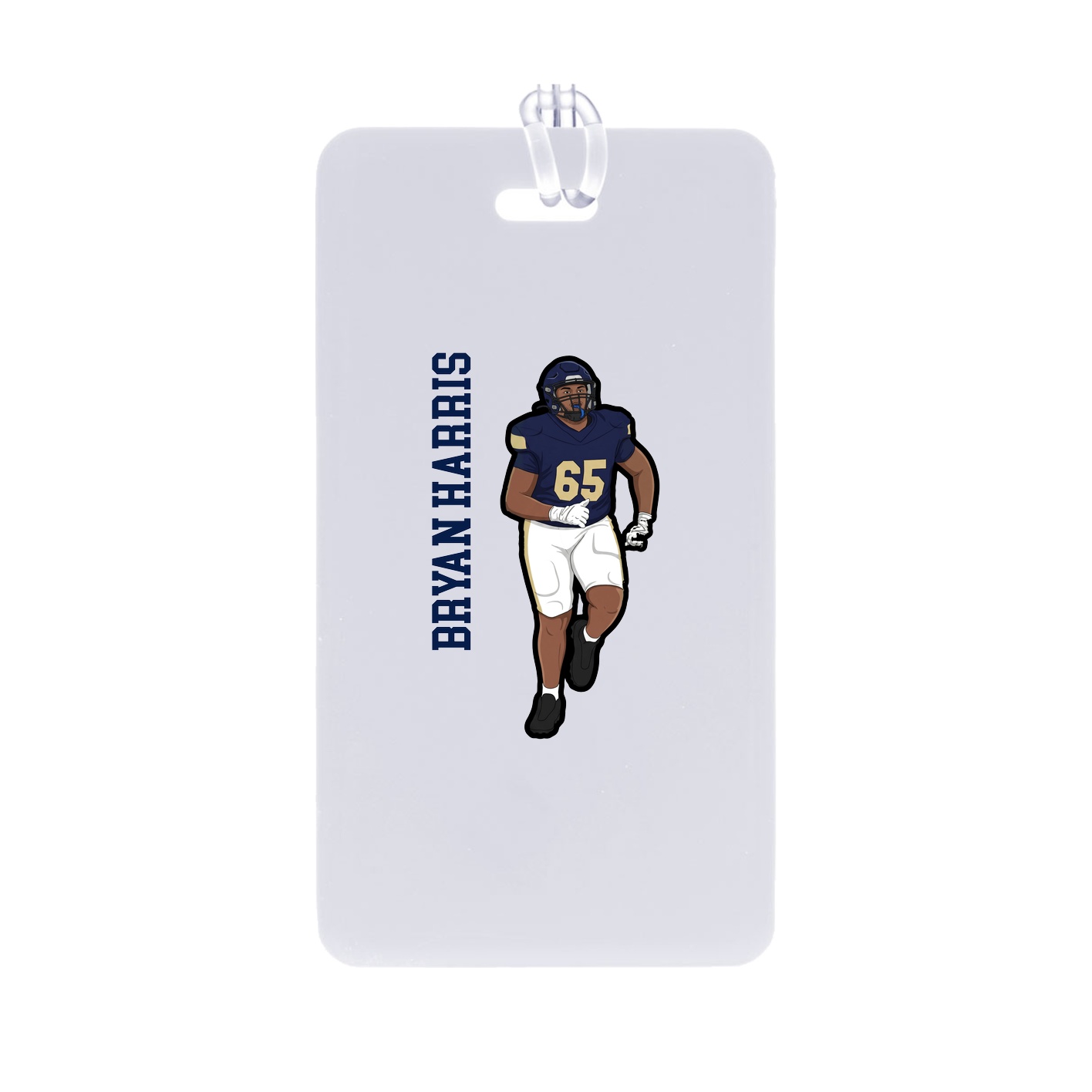 Bag Tag — Name Vertical in Classic