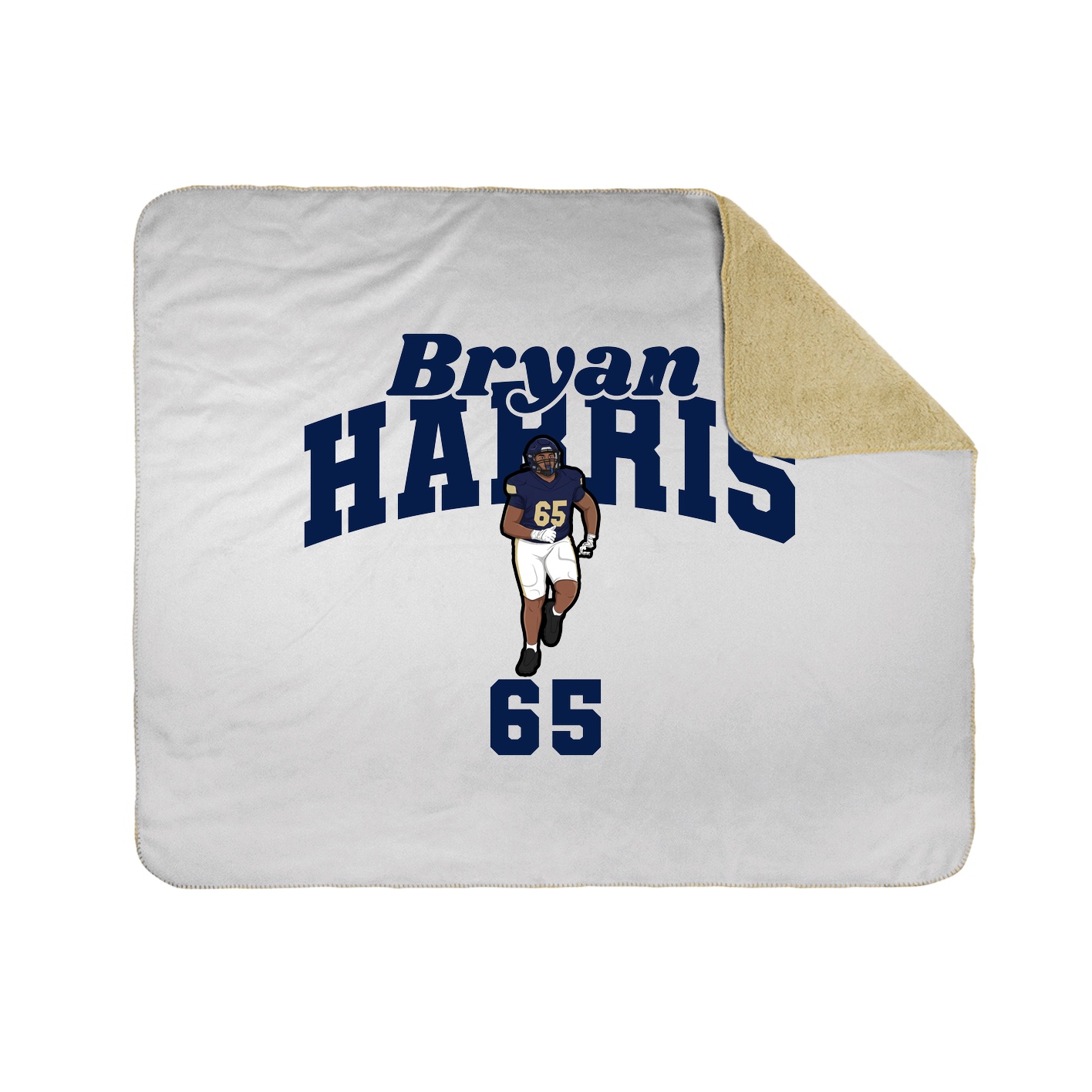 Throw Blanket — Signature Arch in White