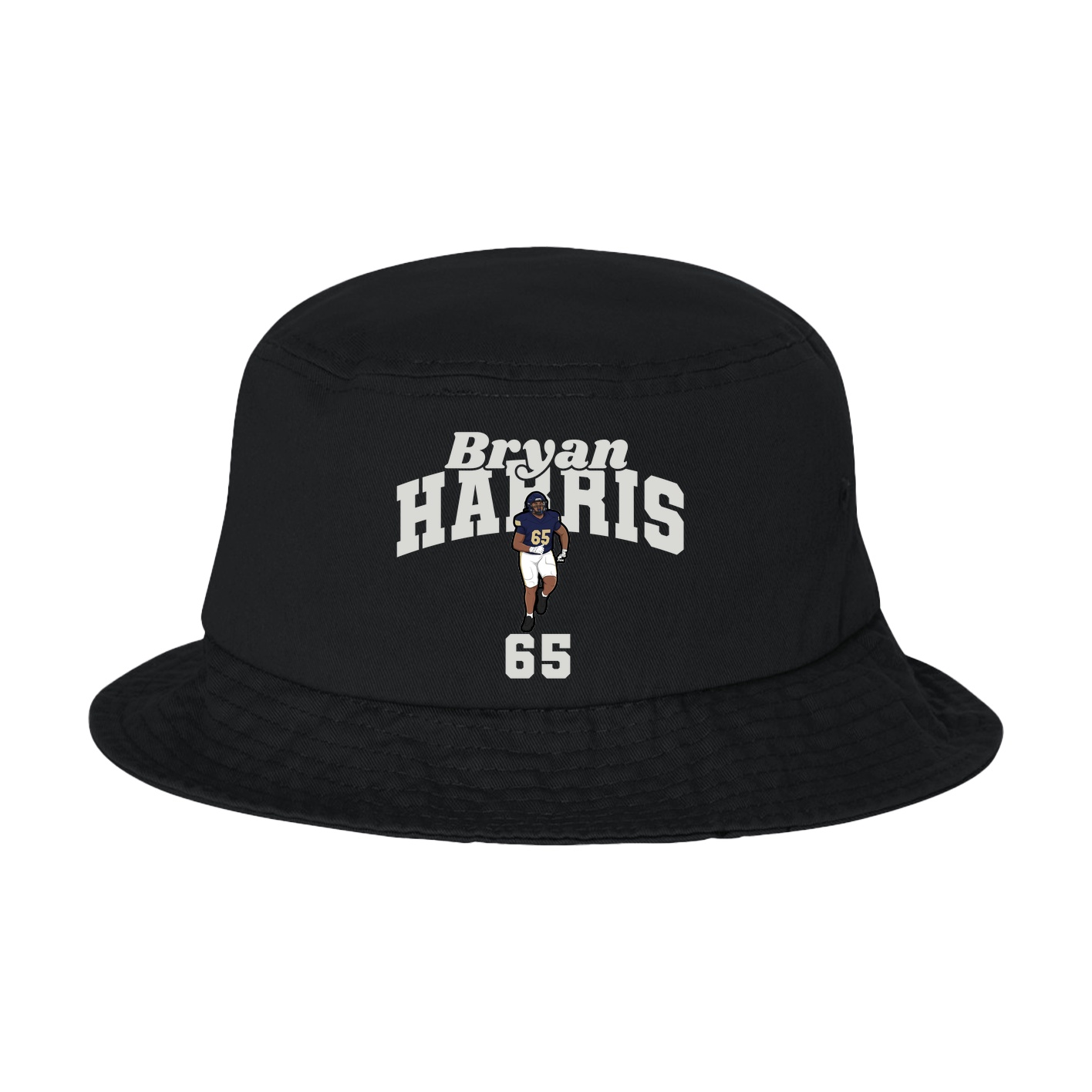 Bucket Cap — Signature Arch in Black
