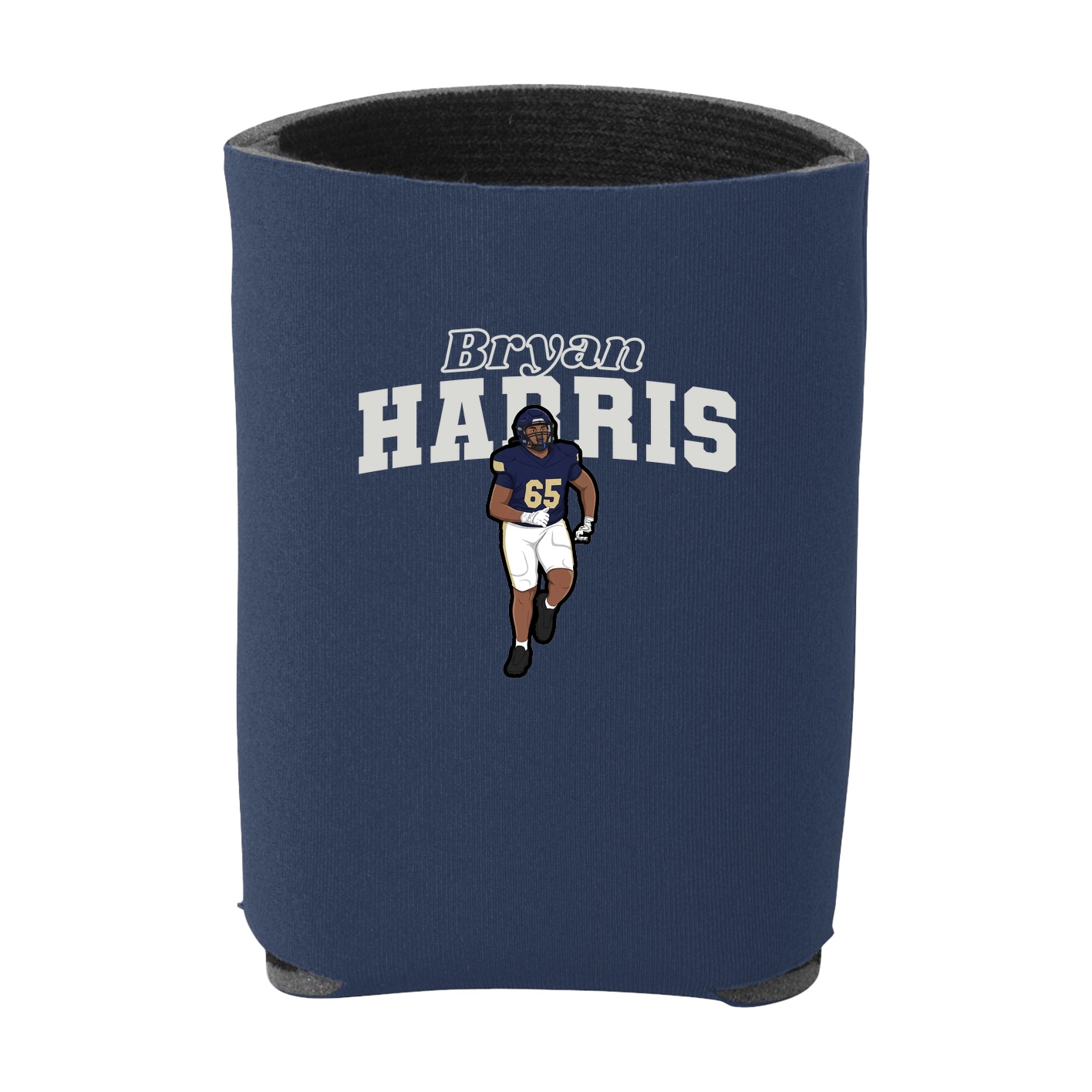 Can Holder — Name Arch in Navy