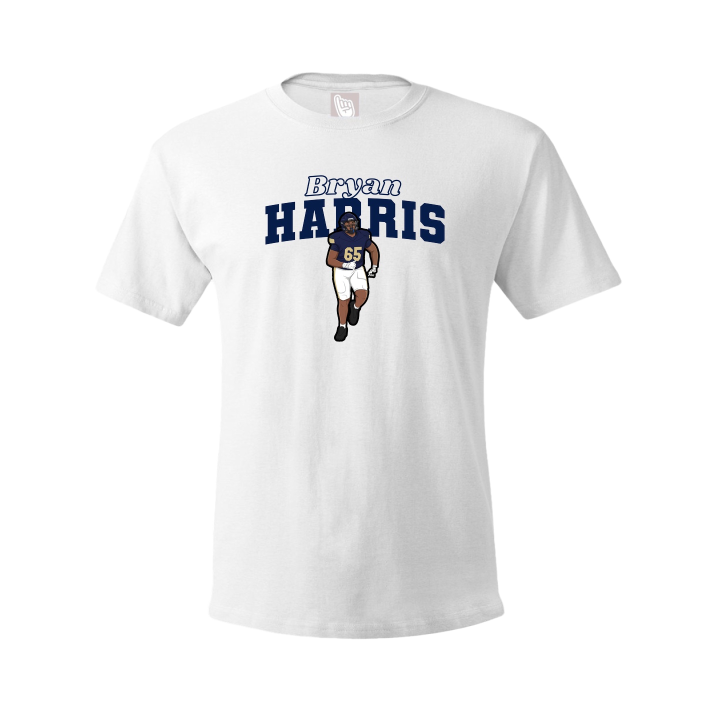 Tee — Name Arch in White