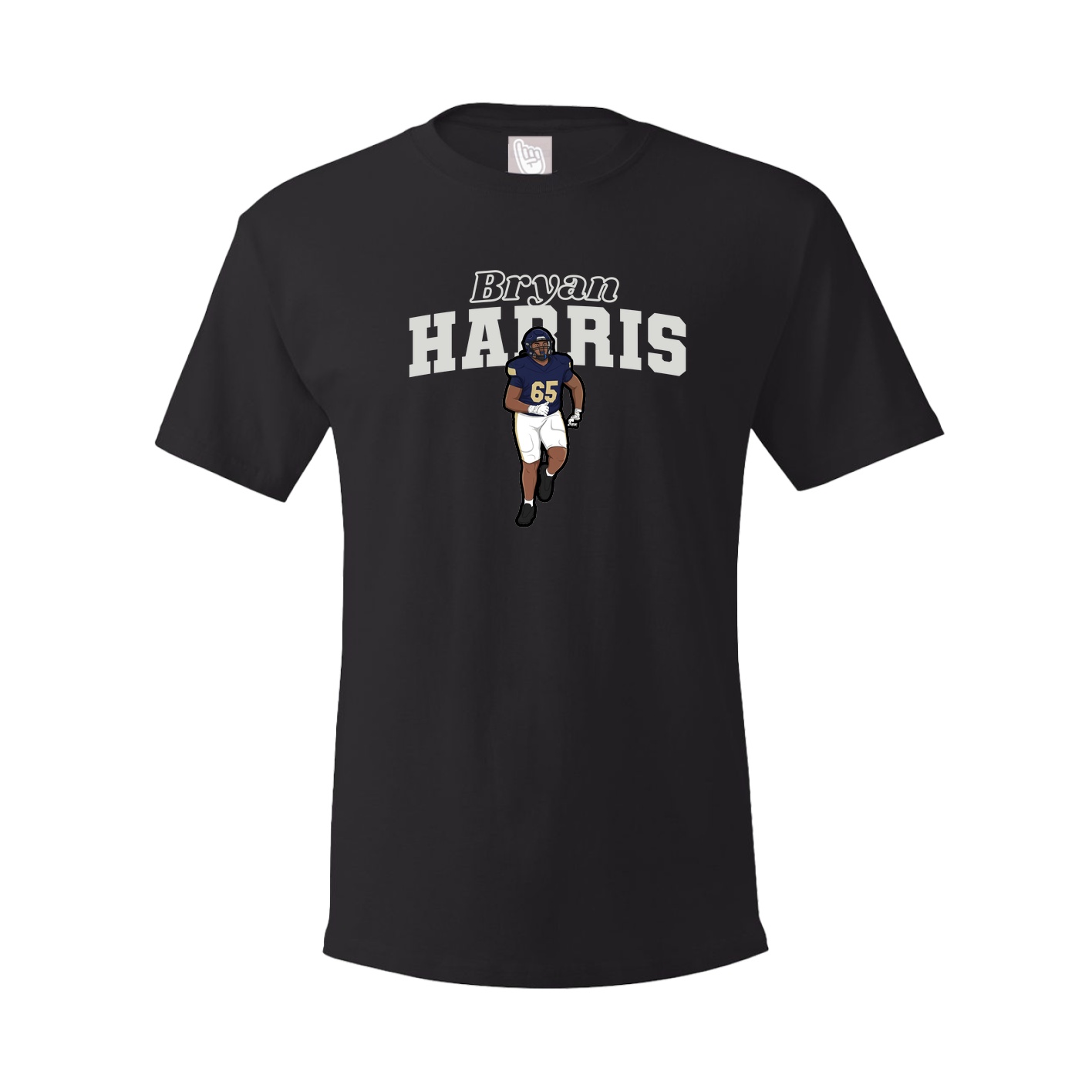 Youth Tee — Name Arch in Black