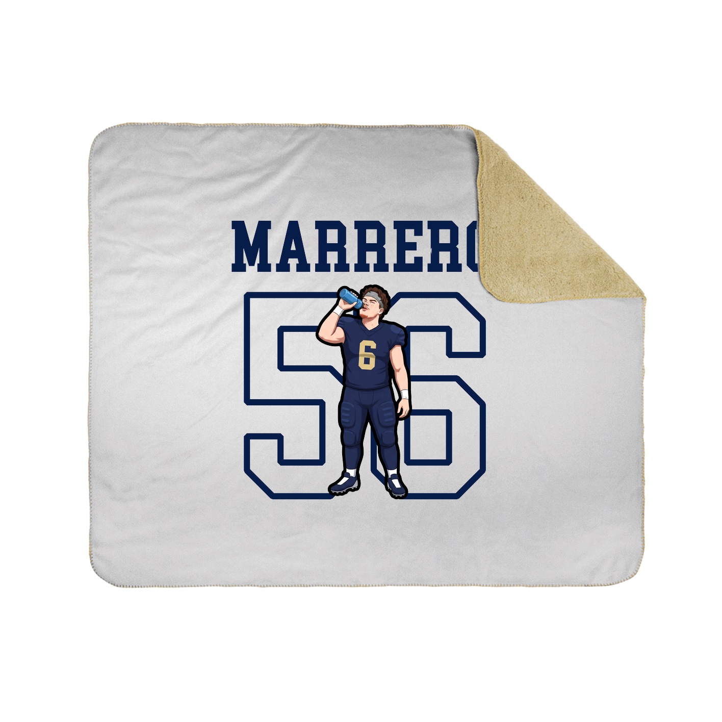 Throw Blanket — Shirsey in White