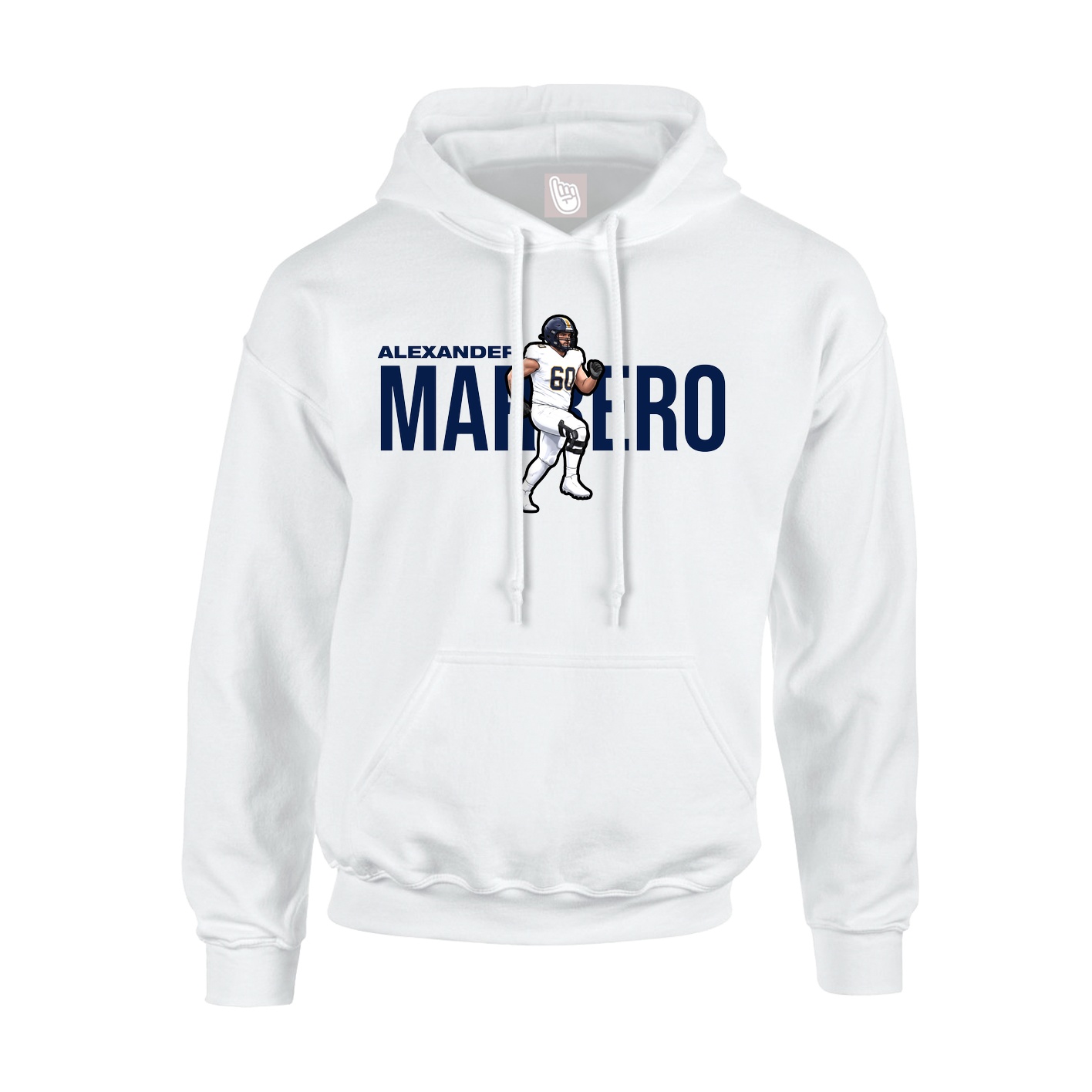 Hoodie — Player Name in White