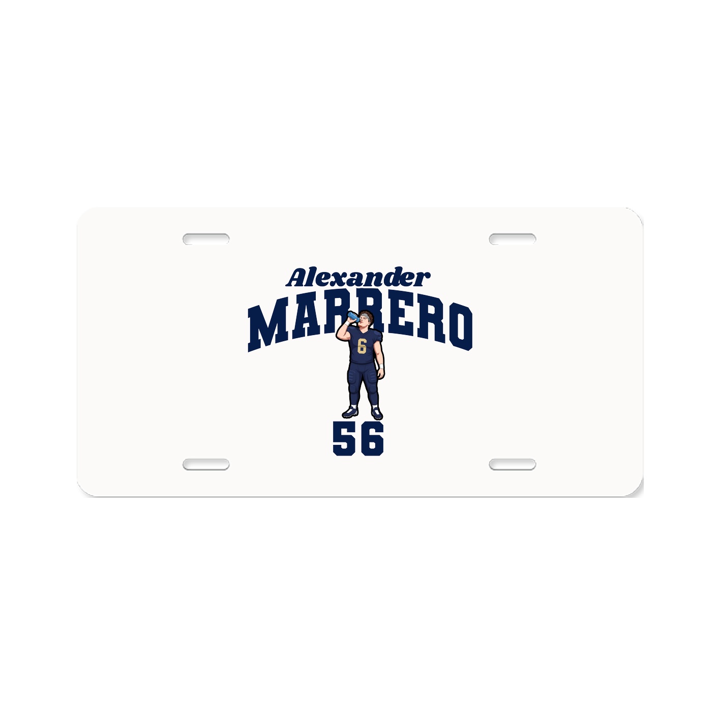License Plate — Signature Arch in Classic
