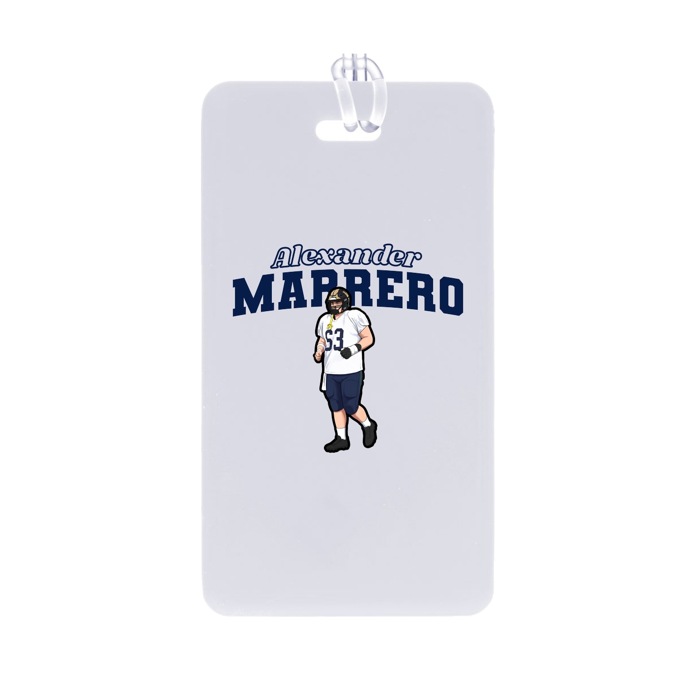 Bag Tag — Name Arch in Classic