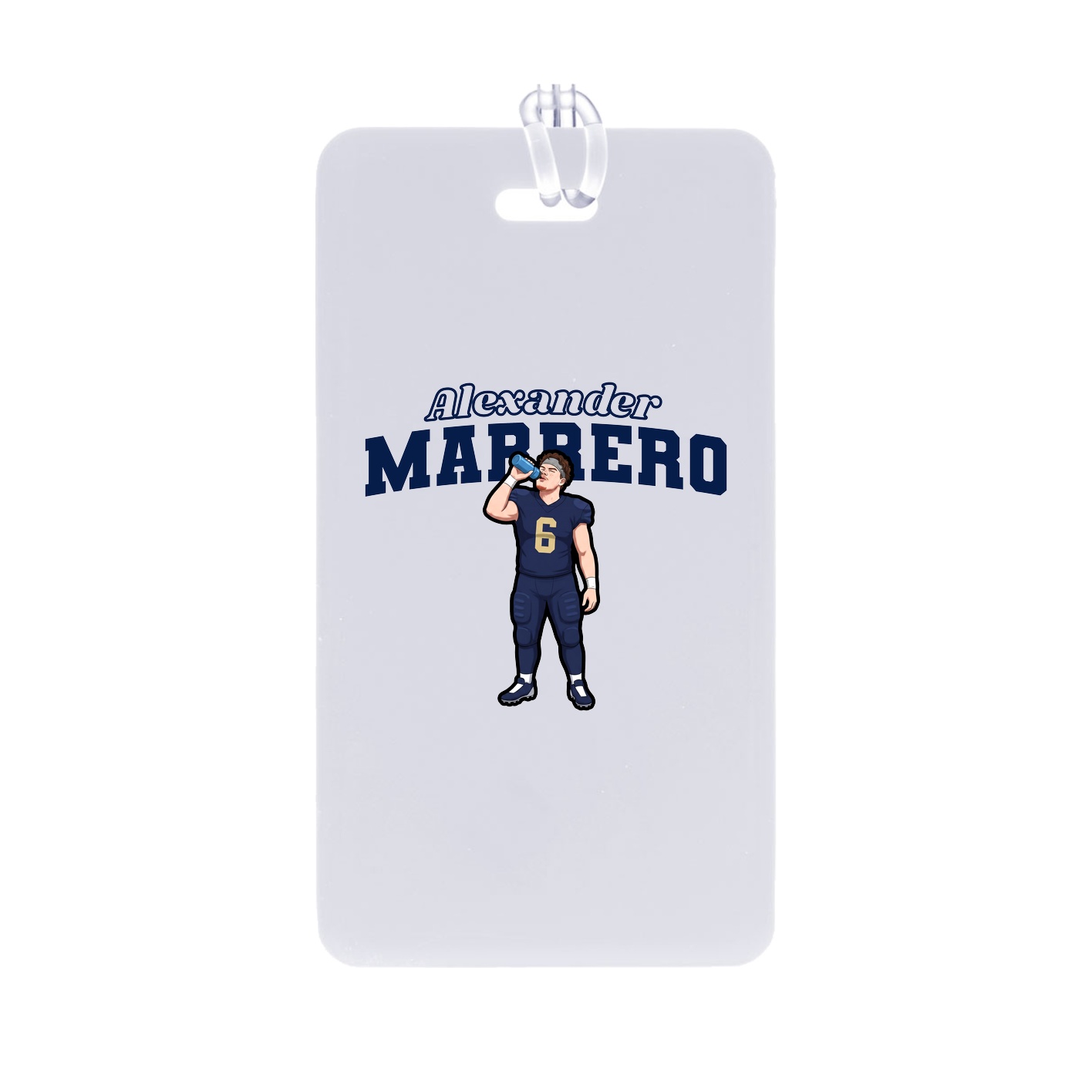 Bag Tag — Name Arch in Classic