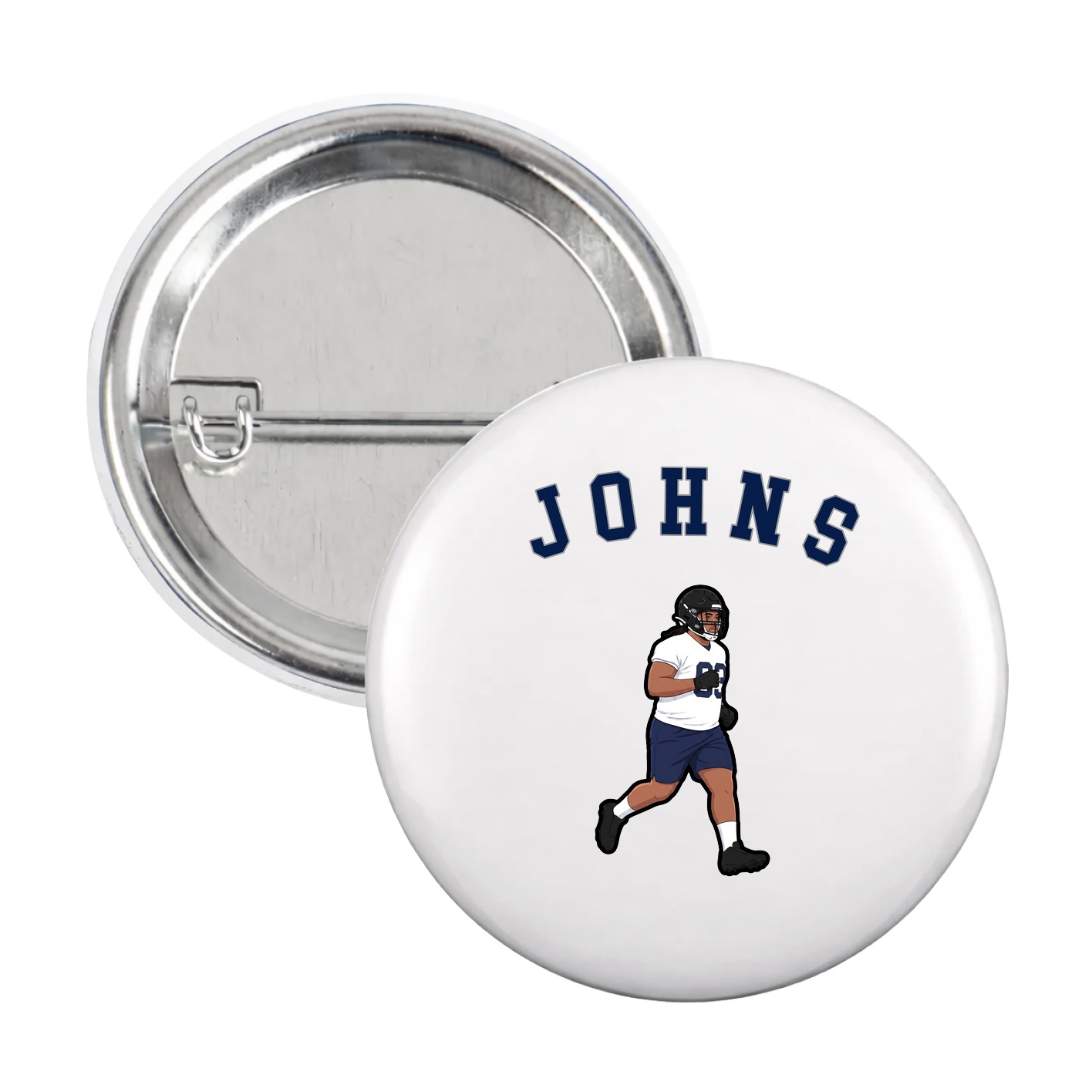 Game Day Button — Shirsey Arch in White