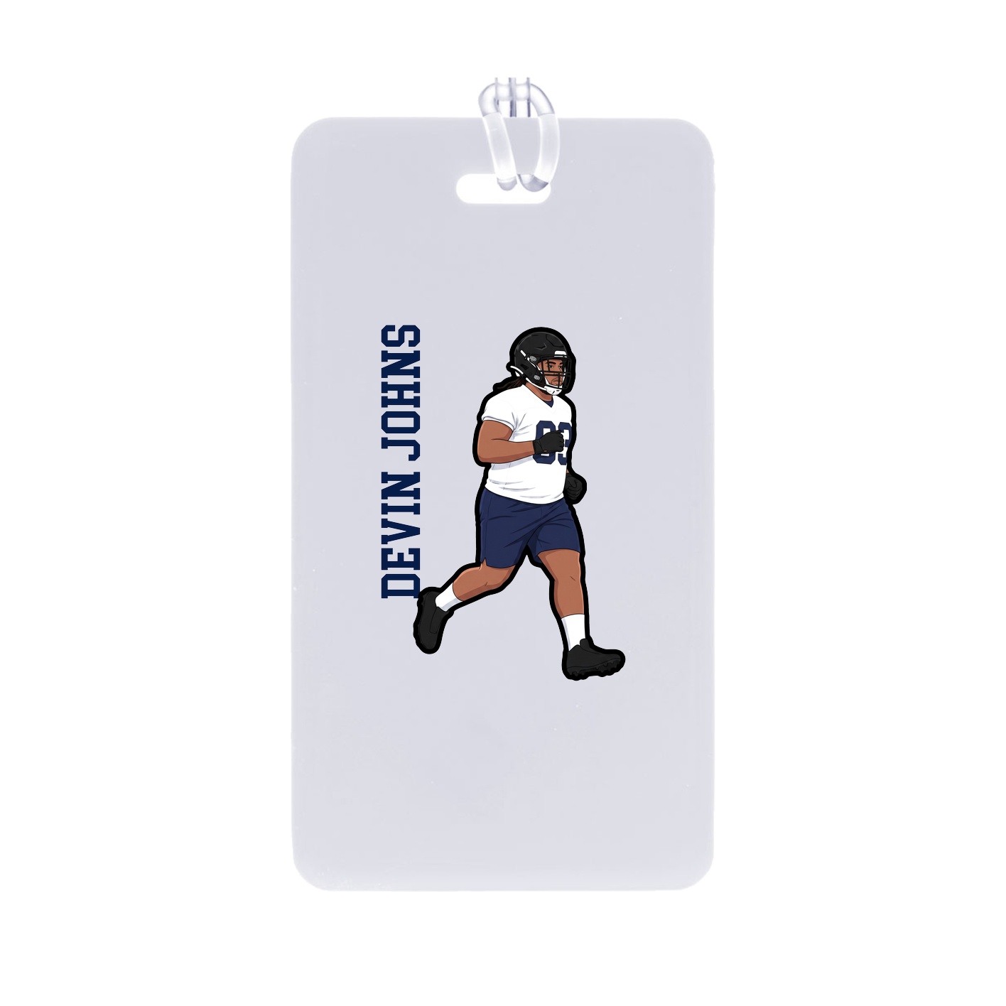 Bag Tag — Name Vertical in Classic