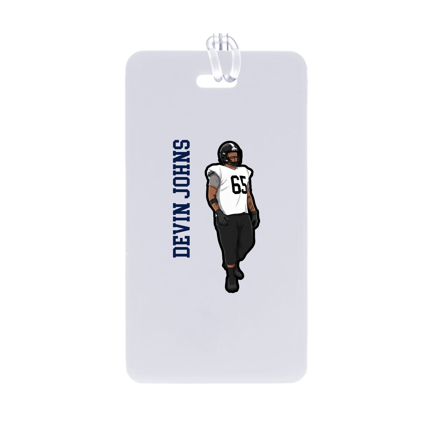 Bag Tag — Name Vertical in Classic